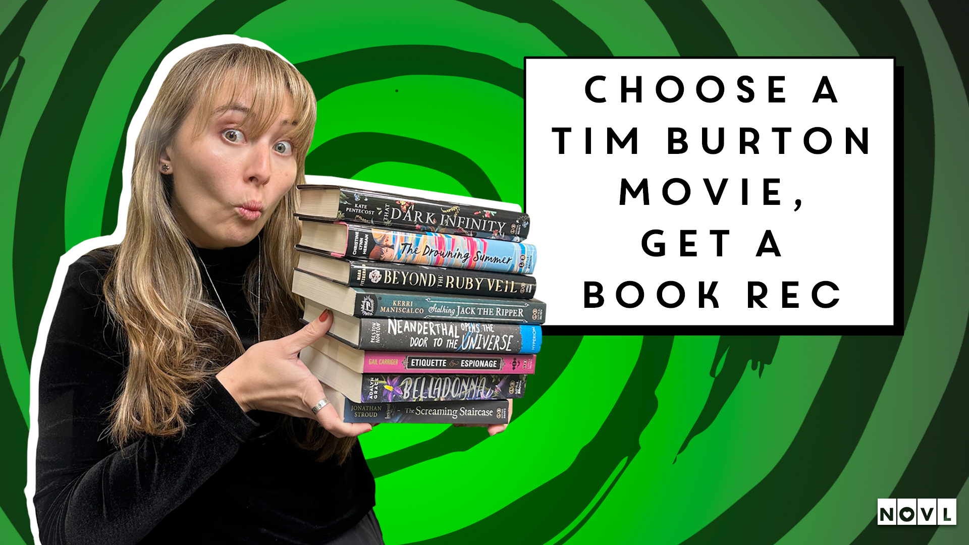 Choose a Tim Burton Movie Get a Book Rec The NOVL